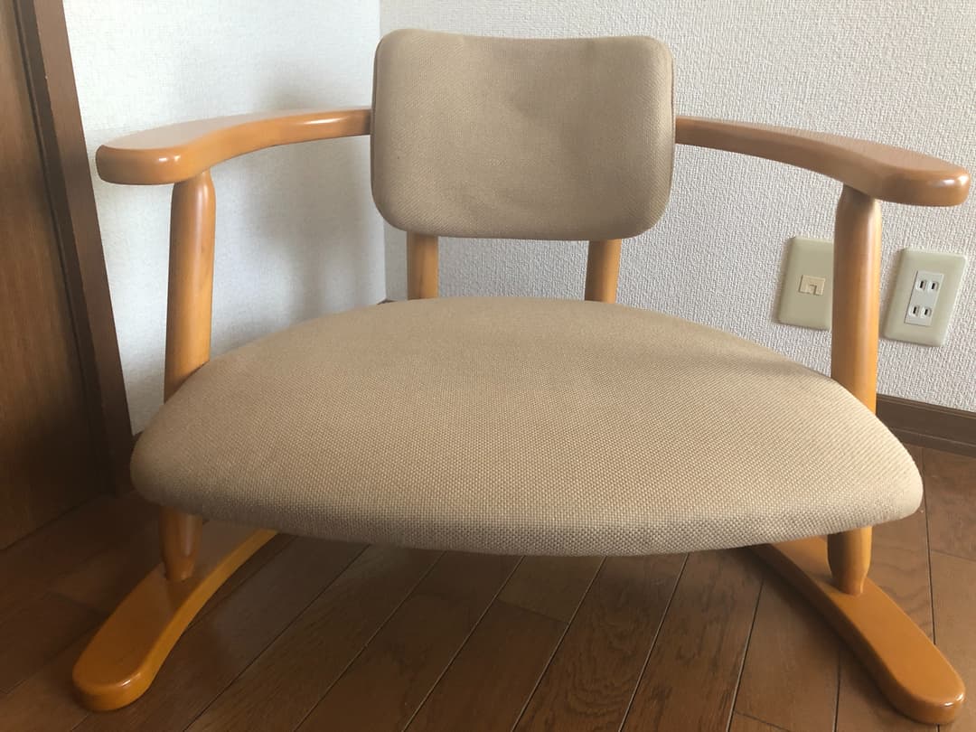 通販生活 無限工房 福竹産業 かに座 座椅子 ローチェア ショップ バリア