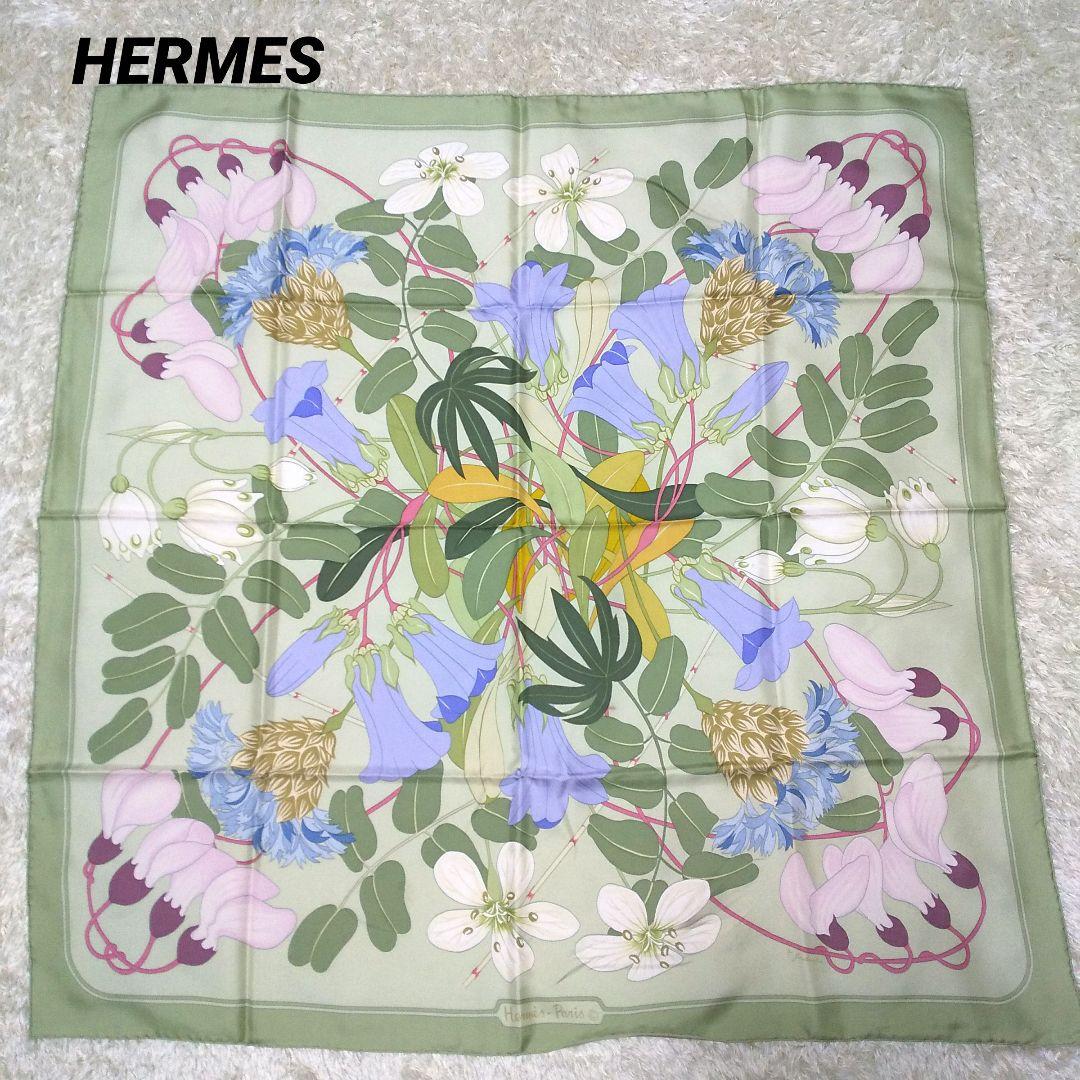HERMÈS 花束デザイン スカーフ