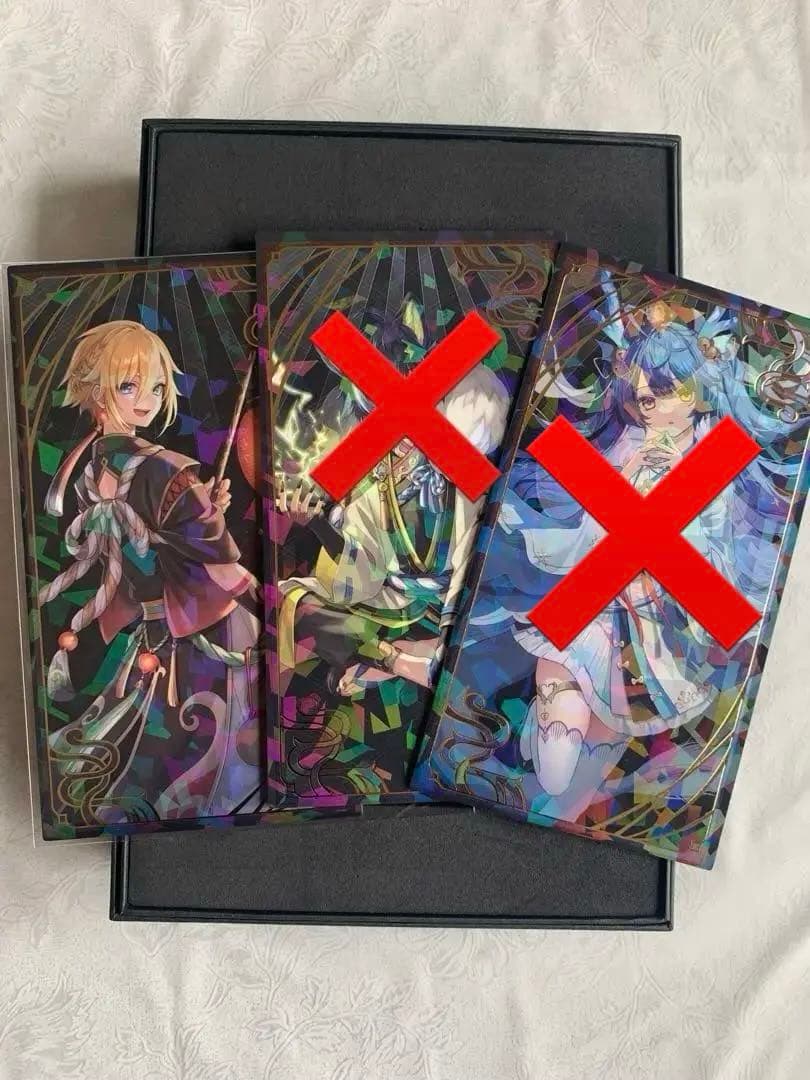 にじさんじ妖怪万化】お札風カードセット - メルカリ