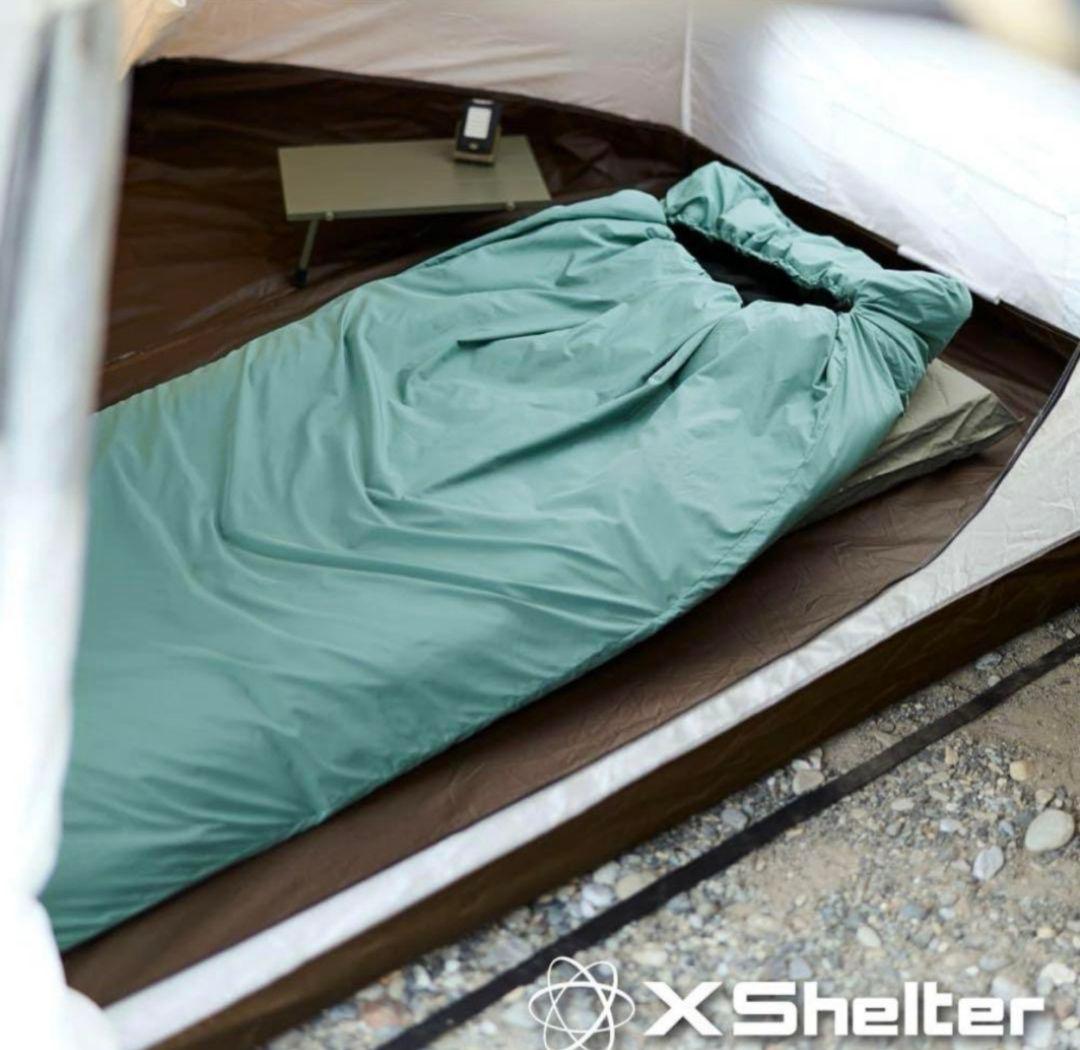 エックスシェルター 断熱ムービングシュラフ ブルーグレー XShelter