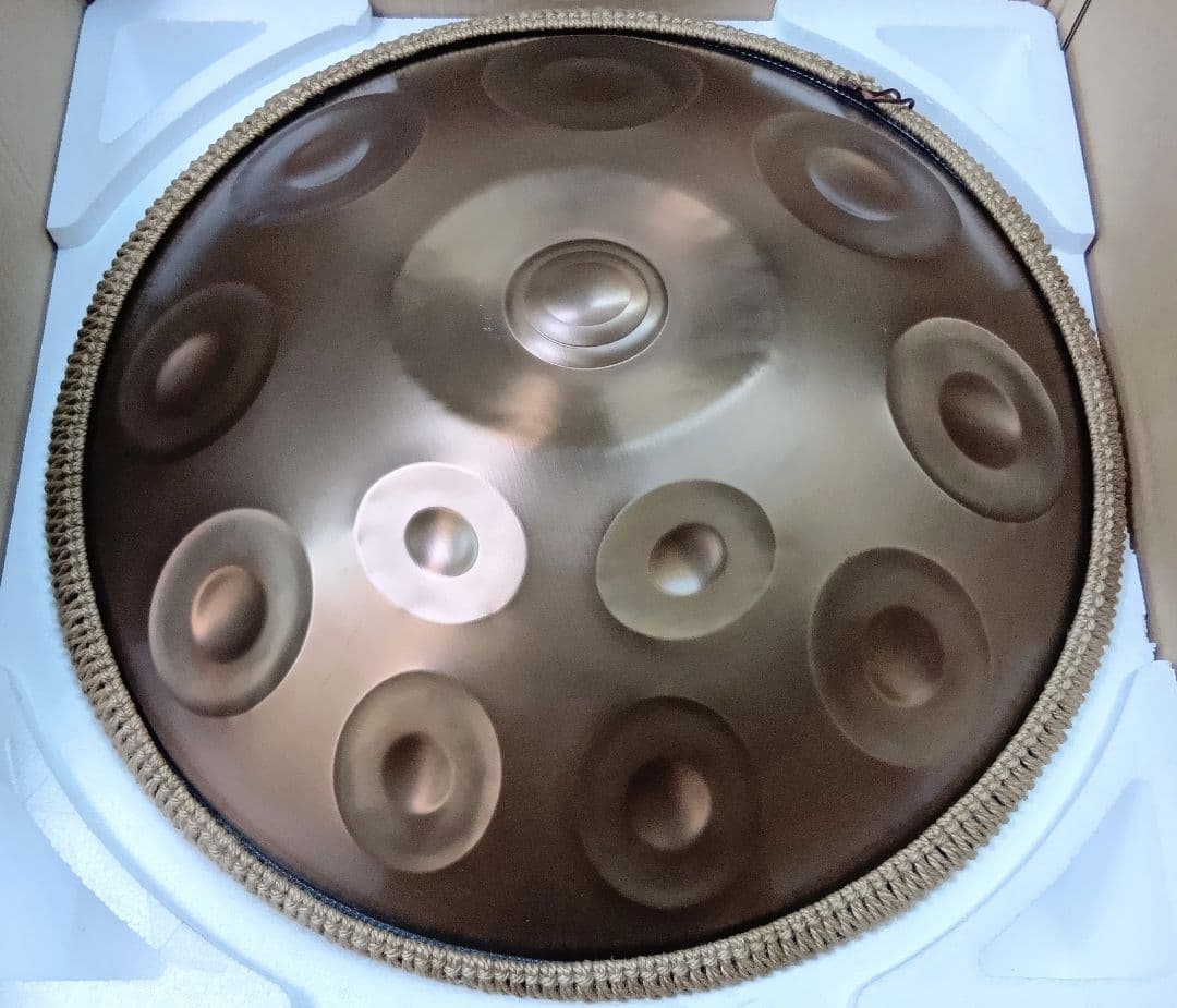 ハンドパン 56センチ 12音 A＝432Hz Dマイナー音程合ってます - メルカリ