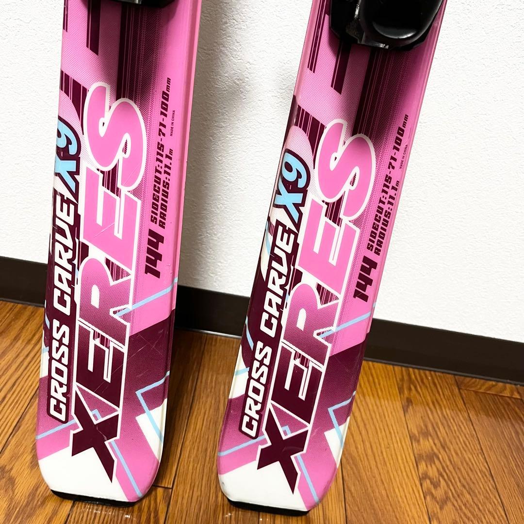 【ガールズ】xeres 144cm ブーツ 24.0cm 女子 スキーセット