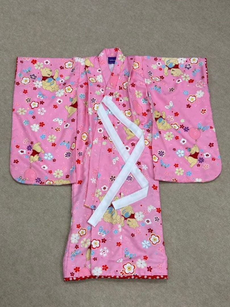 ぺんこ様専用 3才 七五三 ディズニー プーさん着物セット-【新品未開封】
