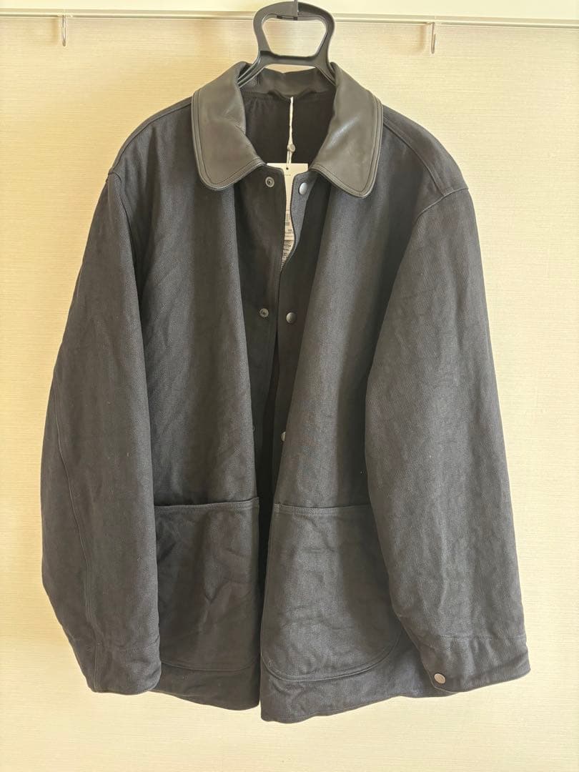 山*崎様 comoli デニムレザーワークジャケット　サイズ3 25AW 未使用 COMOLI 25aw デニム/レザー ワークジャケット サイズ3｜Yahoo!フリマ