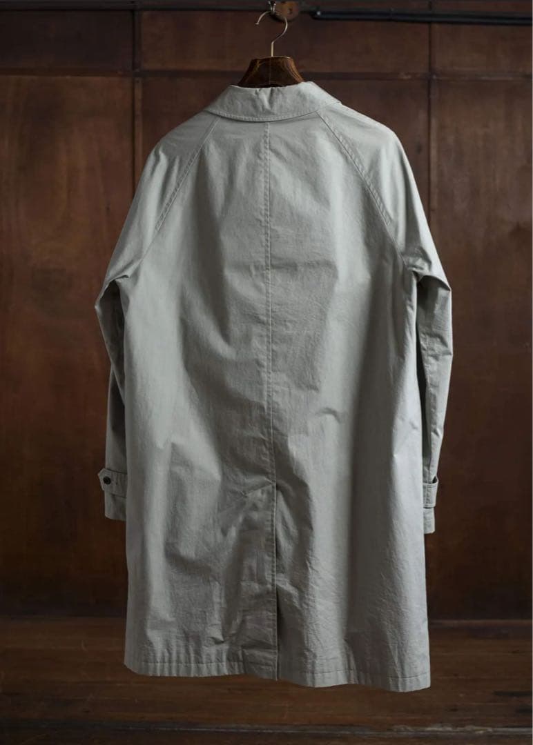 マーガレットハウエル×バラクータ 別注 ステンカラーコート グレーカーキ