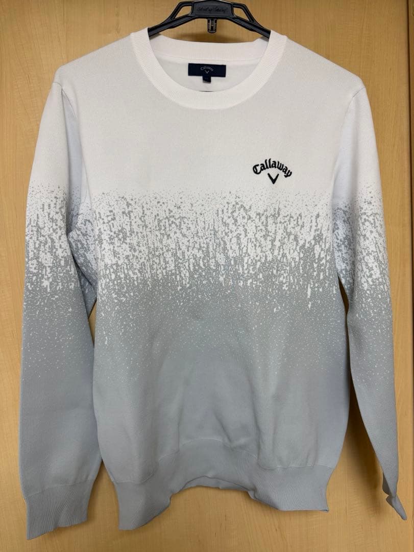 美品 キャロウェイ ゴルフウェア セーター カラマツジャカードニット