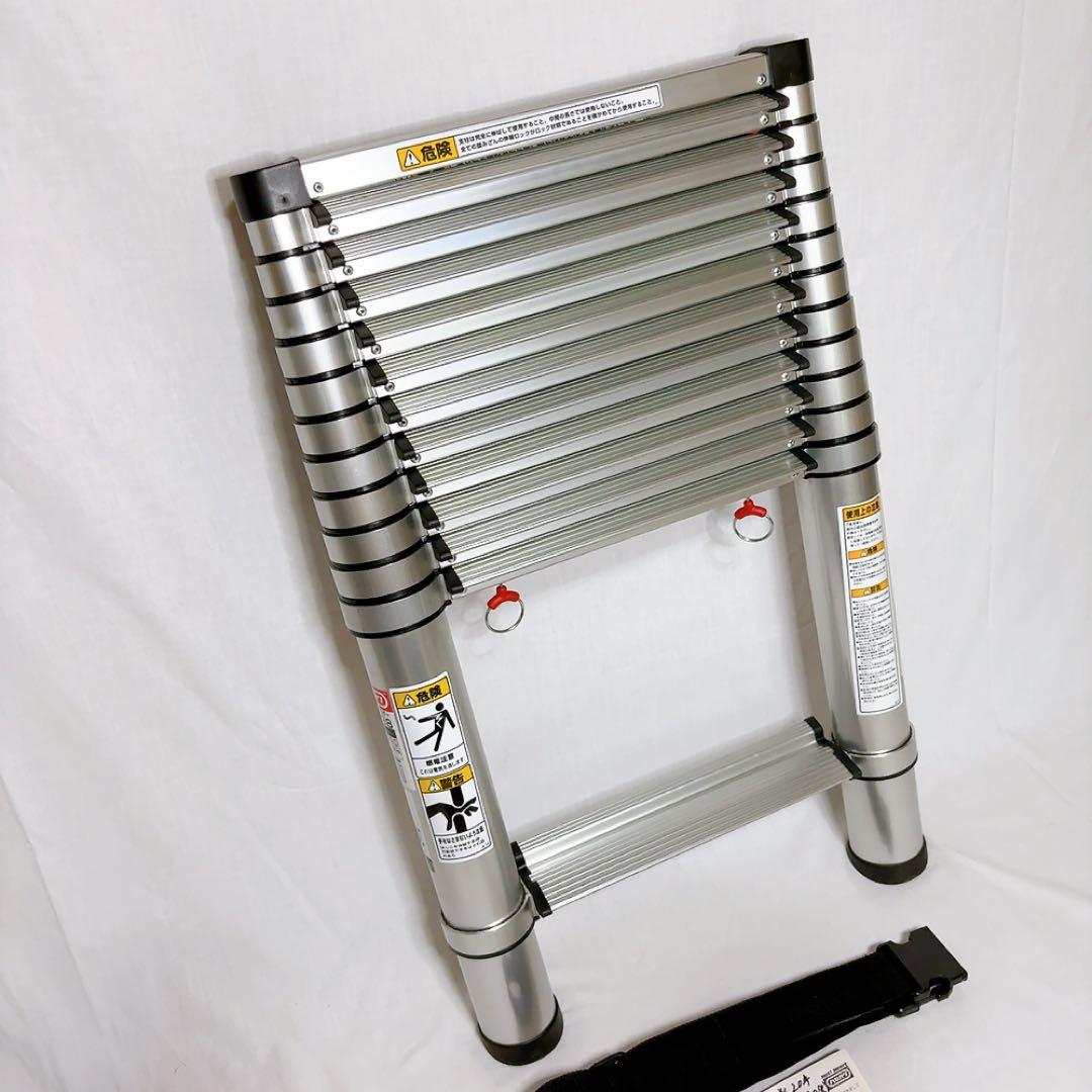 ハセガワ伸縮ハシゴ ピックアップラダーHP-38 箱、取り扱い説明書付き