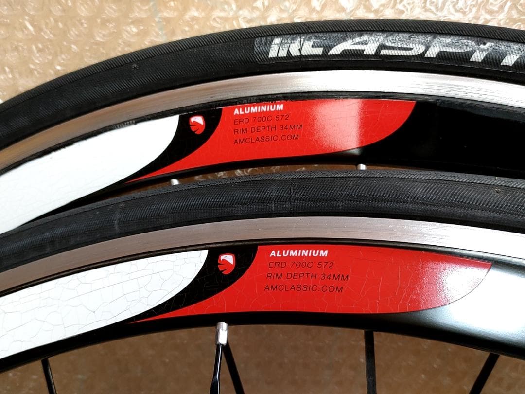 超軽量 アメリカンクラシック 10速 ホイール前後セット 自転車 - メルカリ