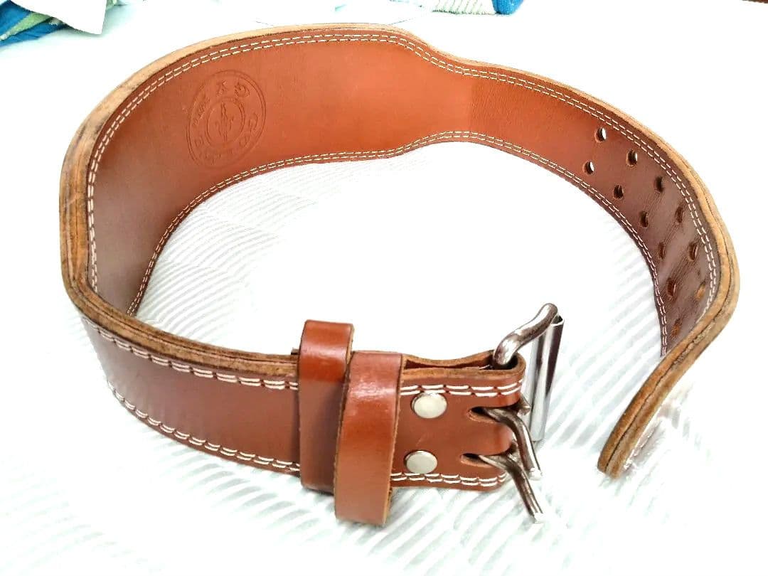 ゴールドジム　パワーベルト　М ゴールドジム（GOLD'S GYM） パワーベルト トレーニング器具 EXレザー