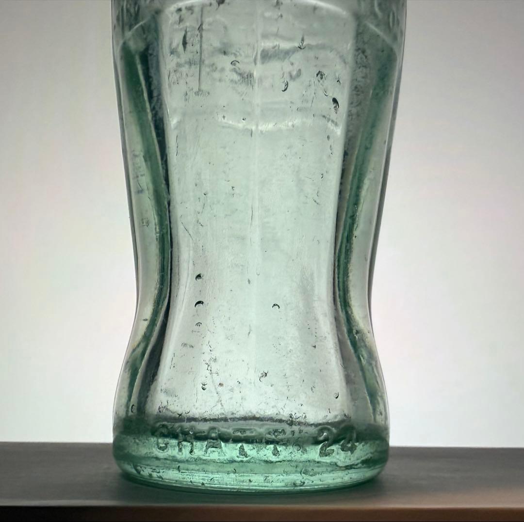 B20 1920's コカコーラ コンツァーボトル ライトグリーン 瓶 Coca-Cola