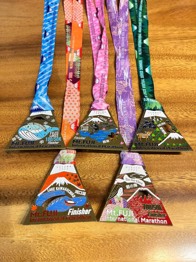 富士山マラソン 富士五湖シリーズ全5種 mt fuji - メルカリ