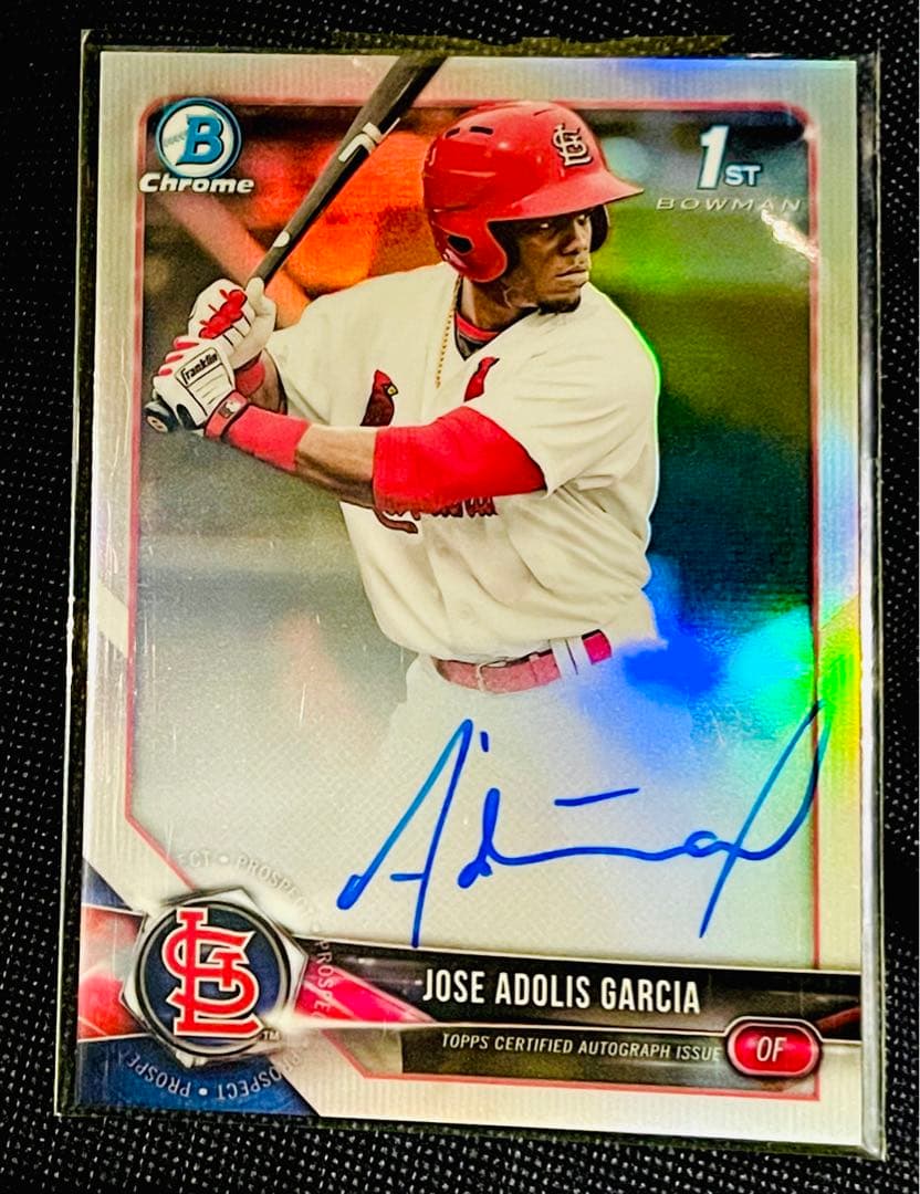 大活躍Adolis Garcia 直筆サインガルシアauto レンジャース