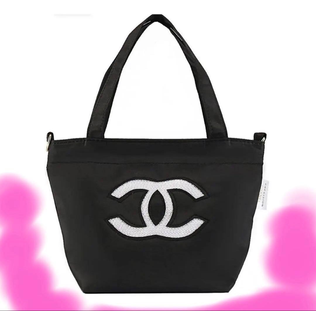CHANELシャネルノベルティナイロントートバッグ訳アリ未使用品