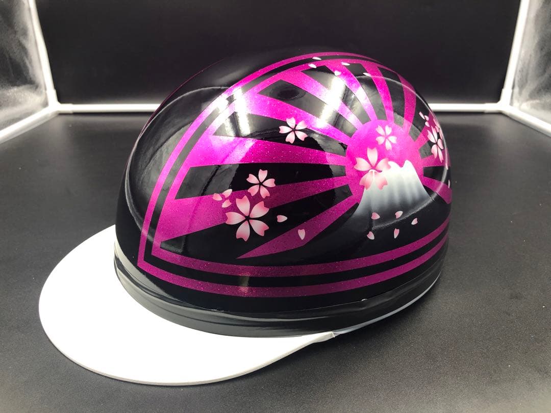 コルク半 カスタム 富士日章 ブラックピンク ラメ 桜 高級クリヤ 送料