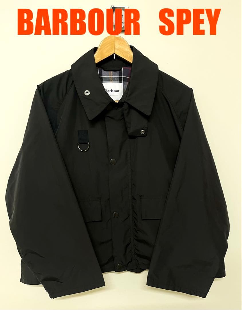 BARBOUR SPEY バブアー スペイ ブラック Barbour Spey - Black バブアースペイジャケット