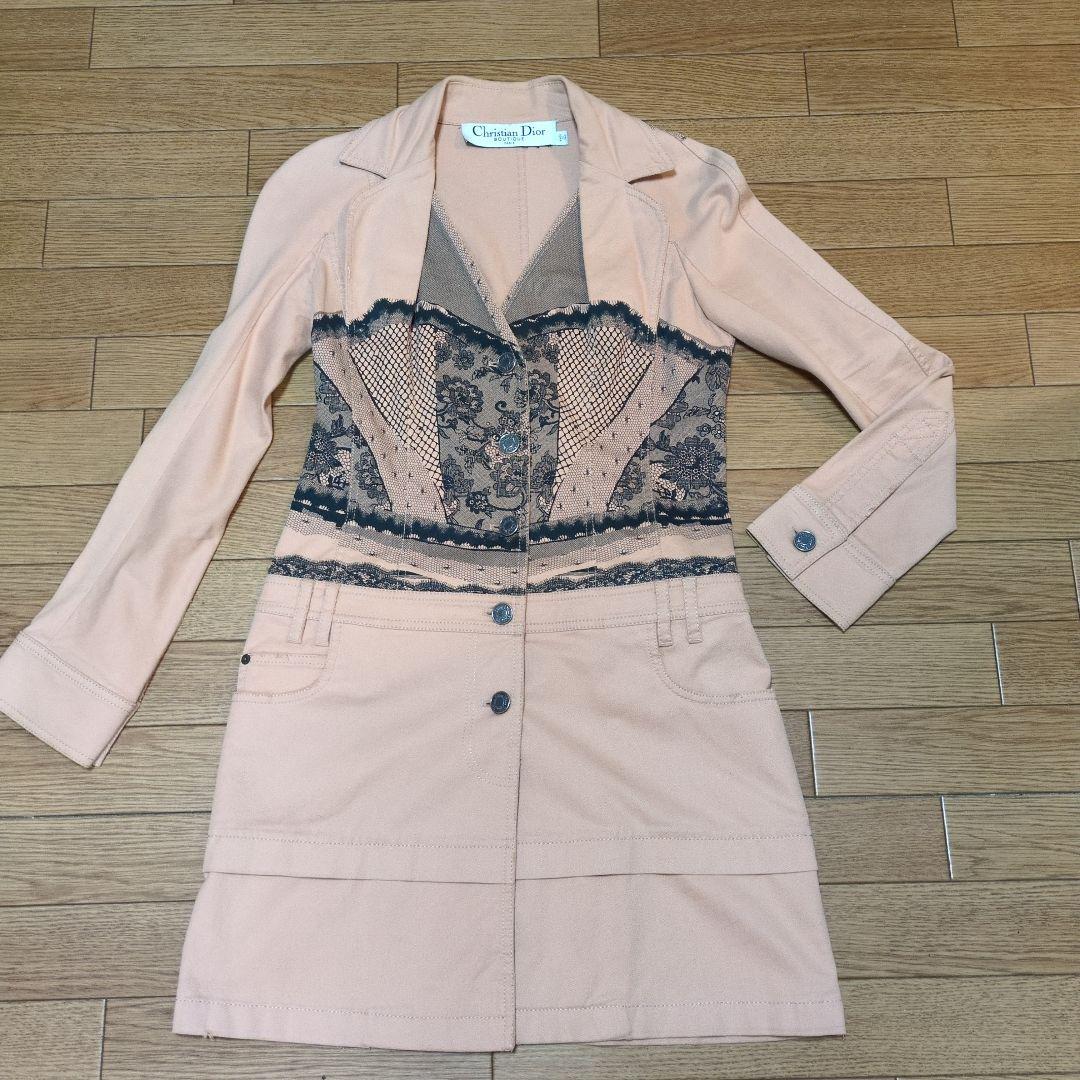 Christian Dior 美品 超レア！ガリアーノ期 レース柄 コート - メルカリ