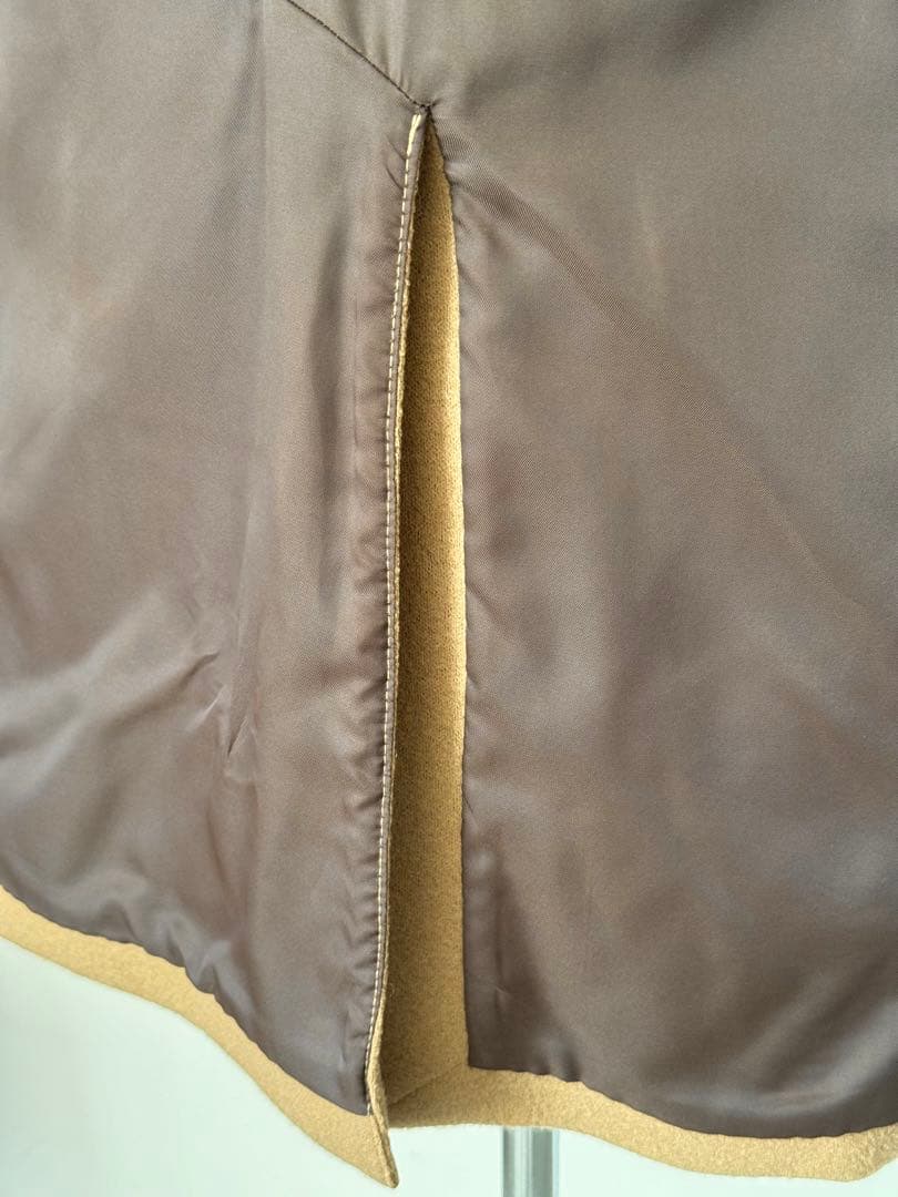 マッキントッシュ フィロソフィー ・キャメルポロコート サイズ38