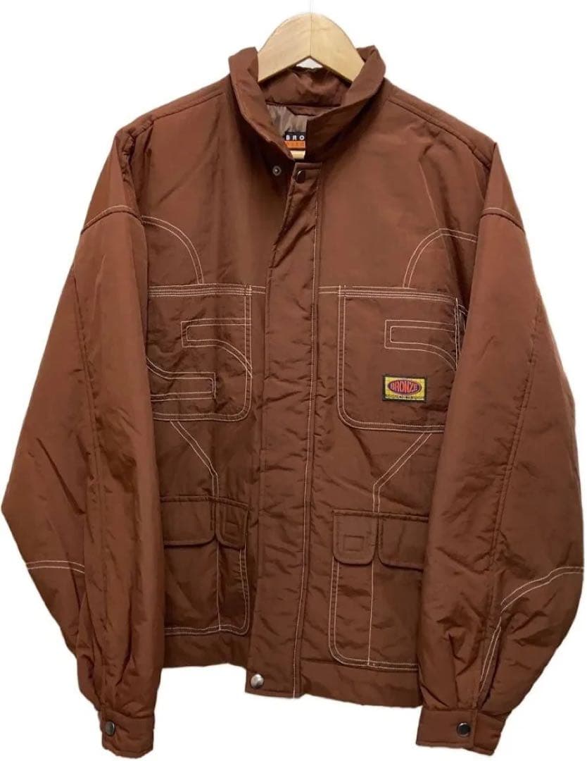 bronz56k ジャケット　専用 BRONZE 56K FAUX SUEDE PUFFER JACKET - BLACK ブロンズ56K スエード