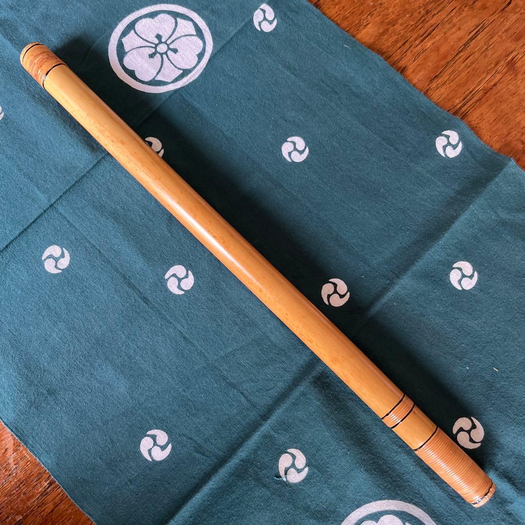 篠笛、獅子田流竹水￼ 6本調子6穴天地籐巻14,