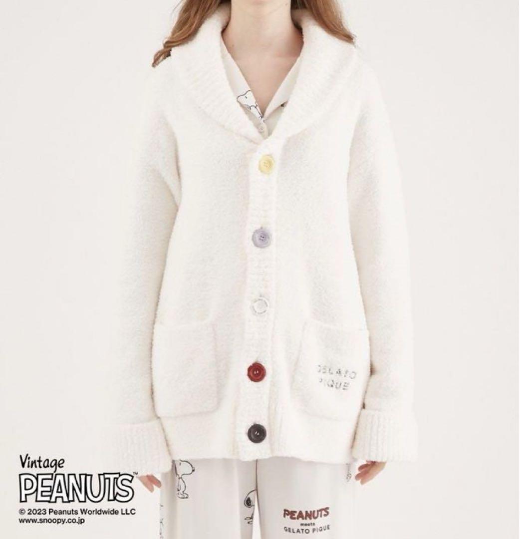 ジェラピケ スヌーピー カーディガン ジェラートピケ - メルカリ