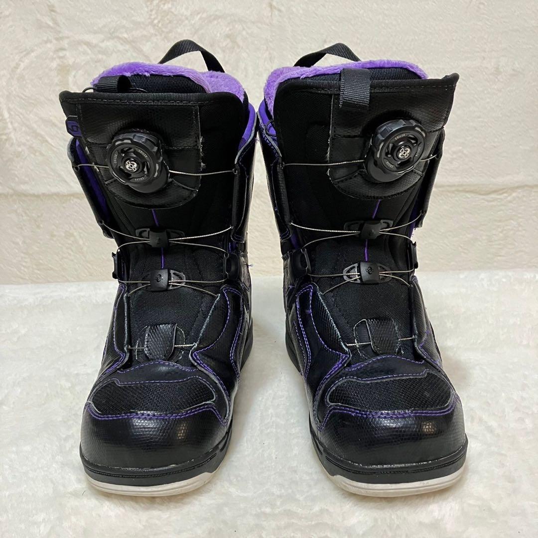 SALOMON MYRIAD 23.5cm スノーボードブーツ BOA パープル