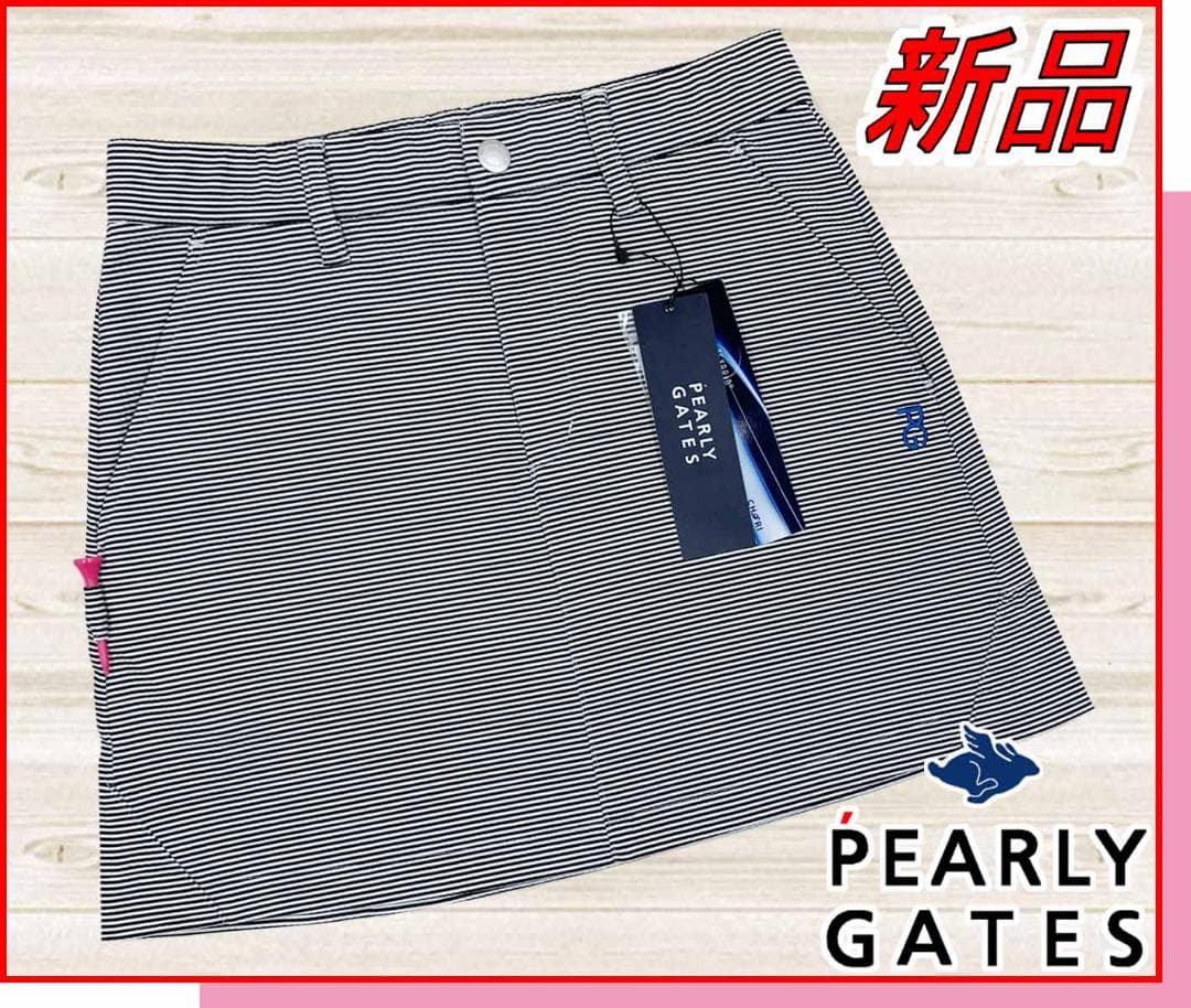 【新品】パーリーゲイツゴルフスカート変形トリコットジャガードメクラジマボーダー0 パーリーゲイツ スカート 通販｜GDOゴルフショップ