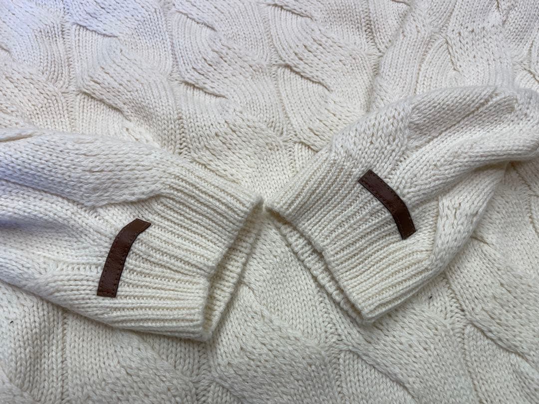 THE INOUE BROTHERS ロイヤルアルパカ ケーブル編み ニット - メルカリ