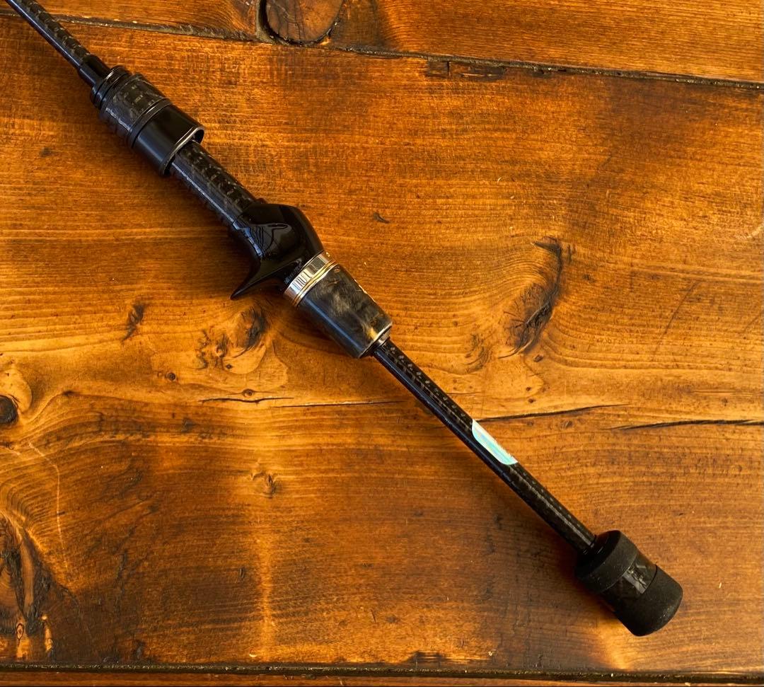 超軽量 カーボンロッド ベイトロッド C602L バスロッド 良い ウッド