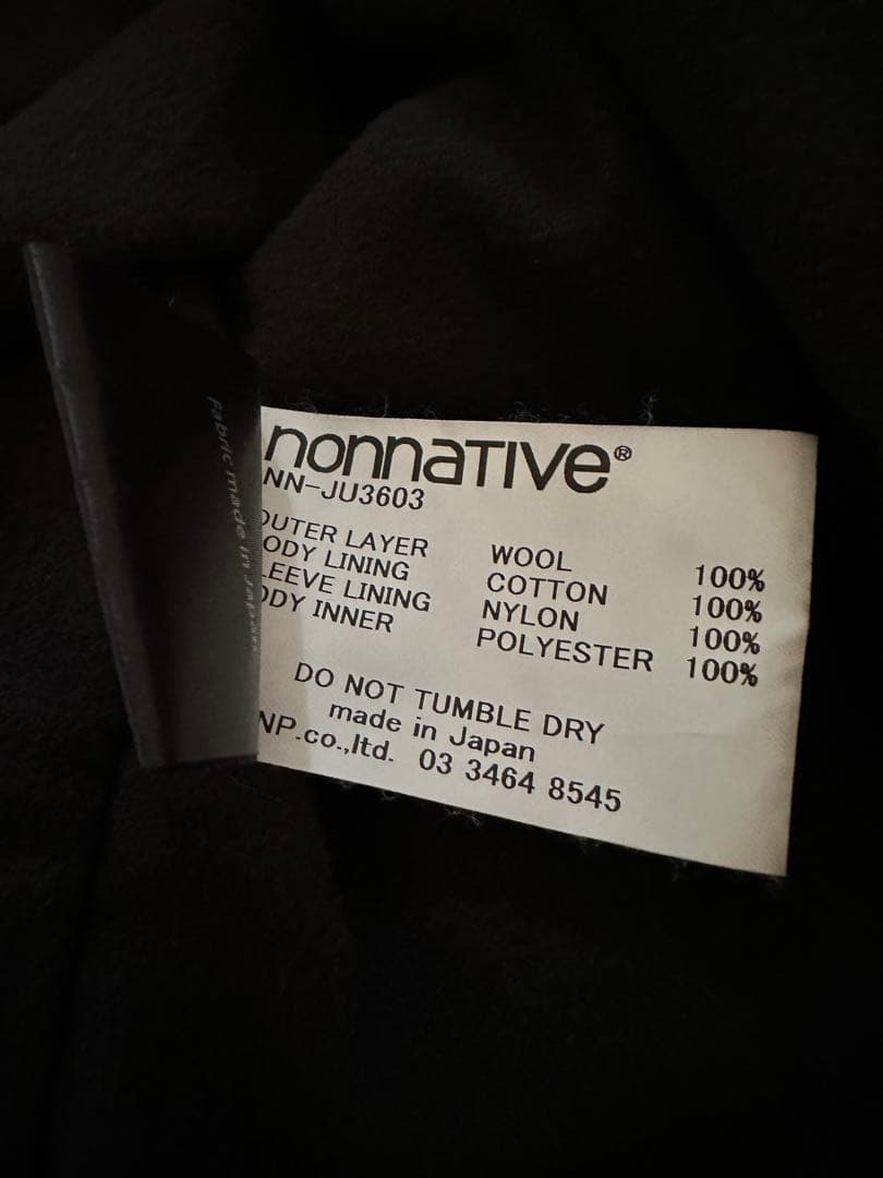 mafu様 nonnative PORTER COAT MELTON