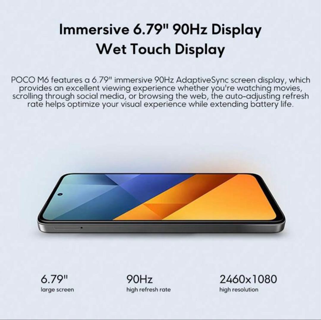 POCO M6（未使用＆未開封・黒色） New and unpacking - メルカリ