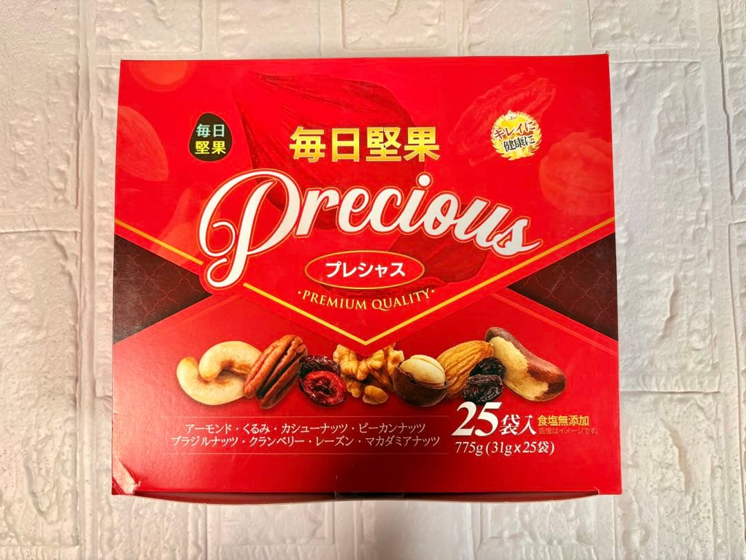 毎日堅果 Precious プレシャス 775g （31g✖️25袋）を2箱 - メルカリ