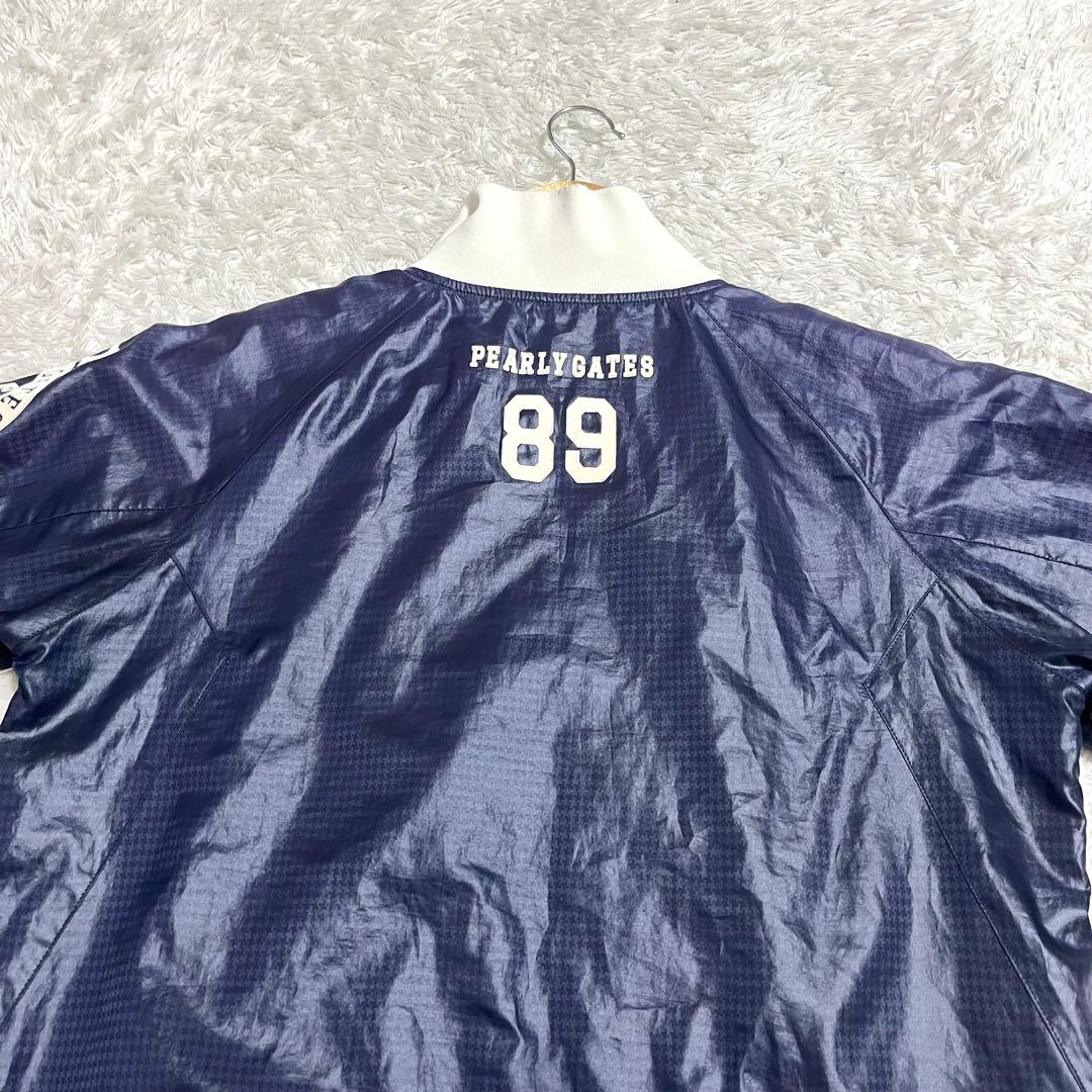 ✨入手困難✨パーリーゲイツ ナイロンジャケット 千鳥格子 ロゴ L