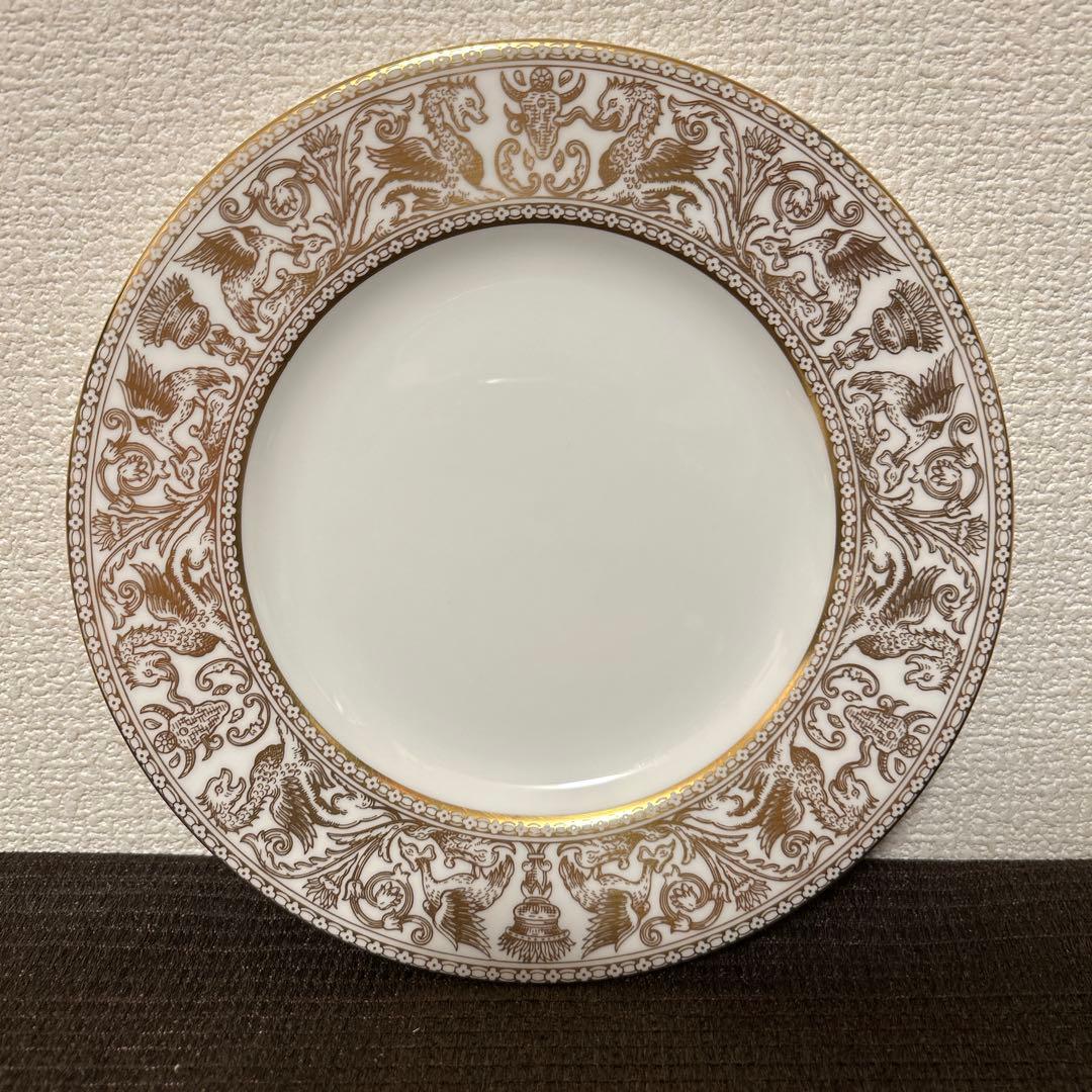 ウェッジウッド　フロレンティーン　ゴールド　デザートプレート　20.5cm