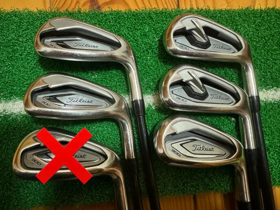 Titleist T300 6-9.pw ５本　アイアンセット i60 s