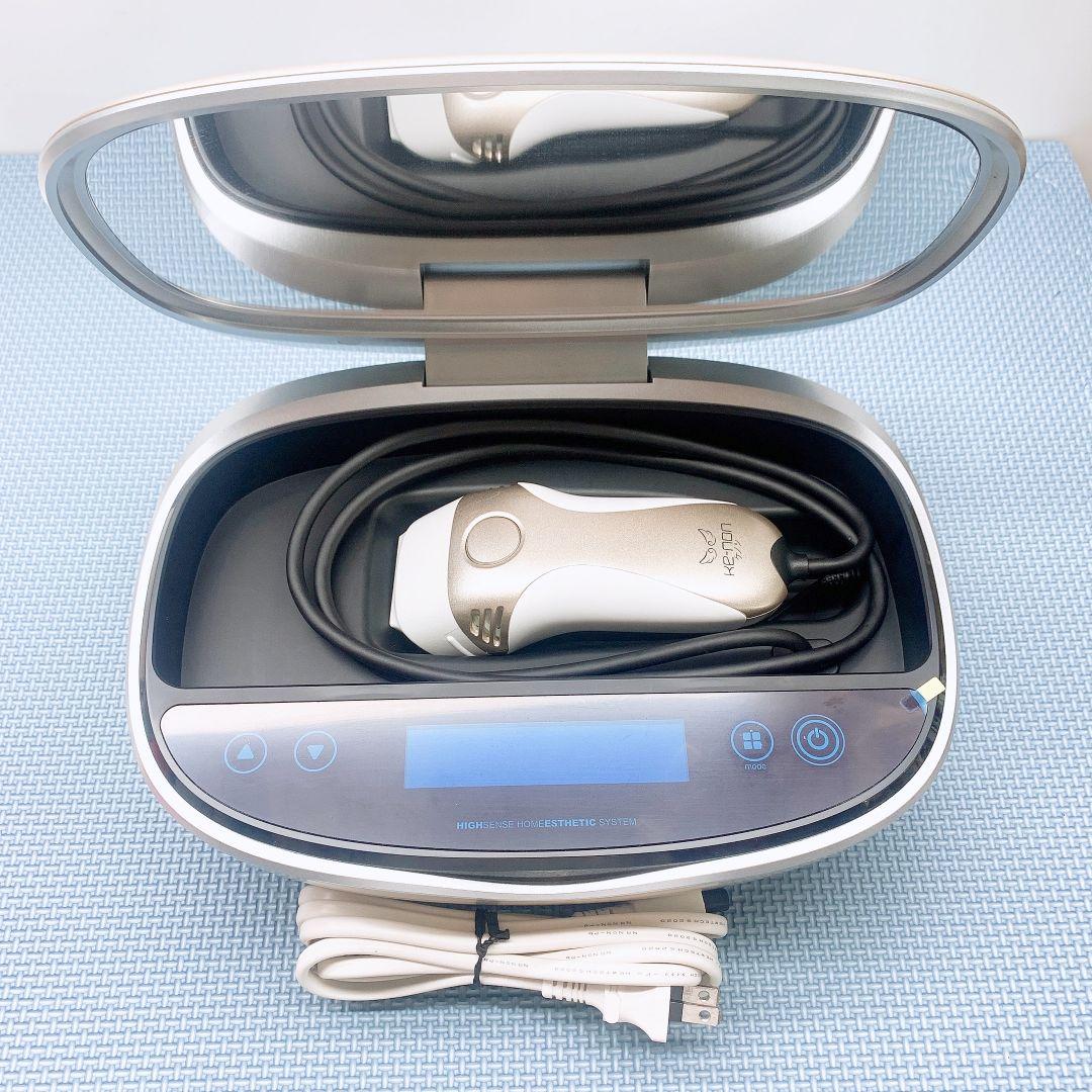 ほぼ未使用✨️眉毛脱毛器付き ケノン ver 8.4 スーパープレミアム 残99.67%】脱毛器 ケノン Ver 8.4 眉毛脱毛器付 パールホワイト - メルカリ