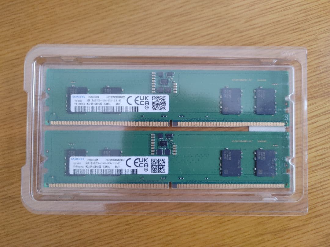 メモリ Samsung DDR5-4800 16GB 8GB×2枚 | 激安通販のイーサプライ