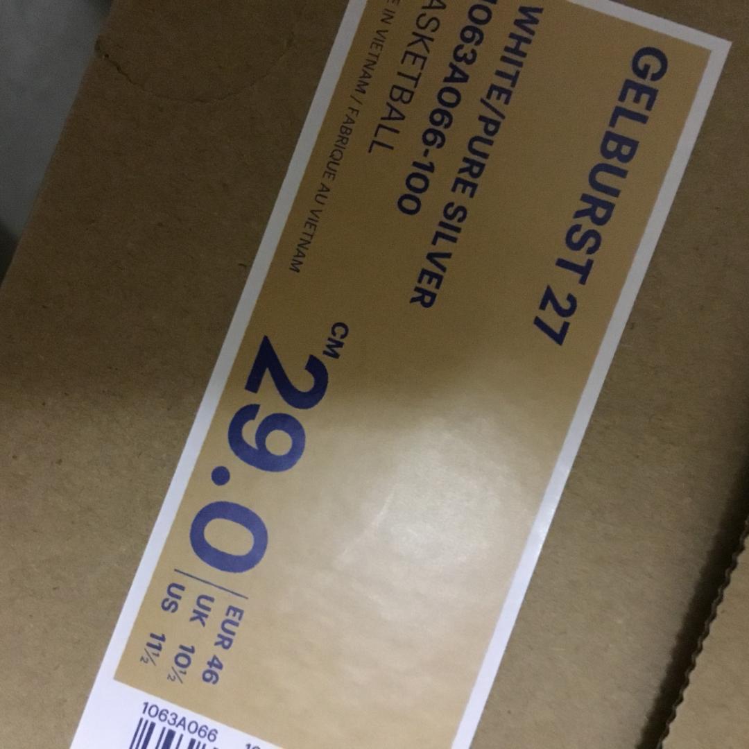 自己紹介文商品説明必読/パネンカさま 新品）29cm アシックス ゲル