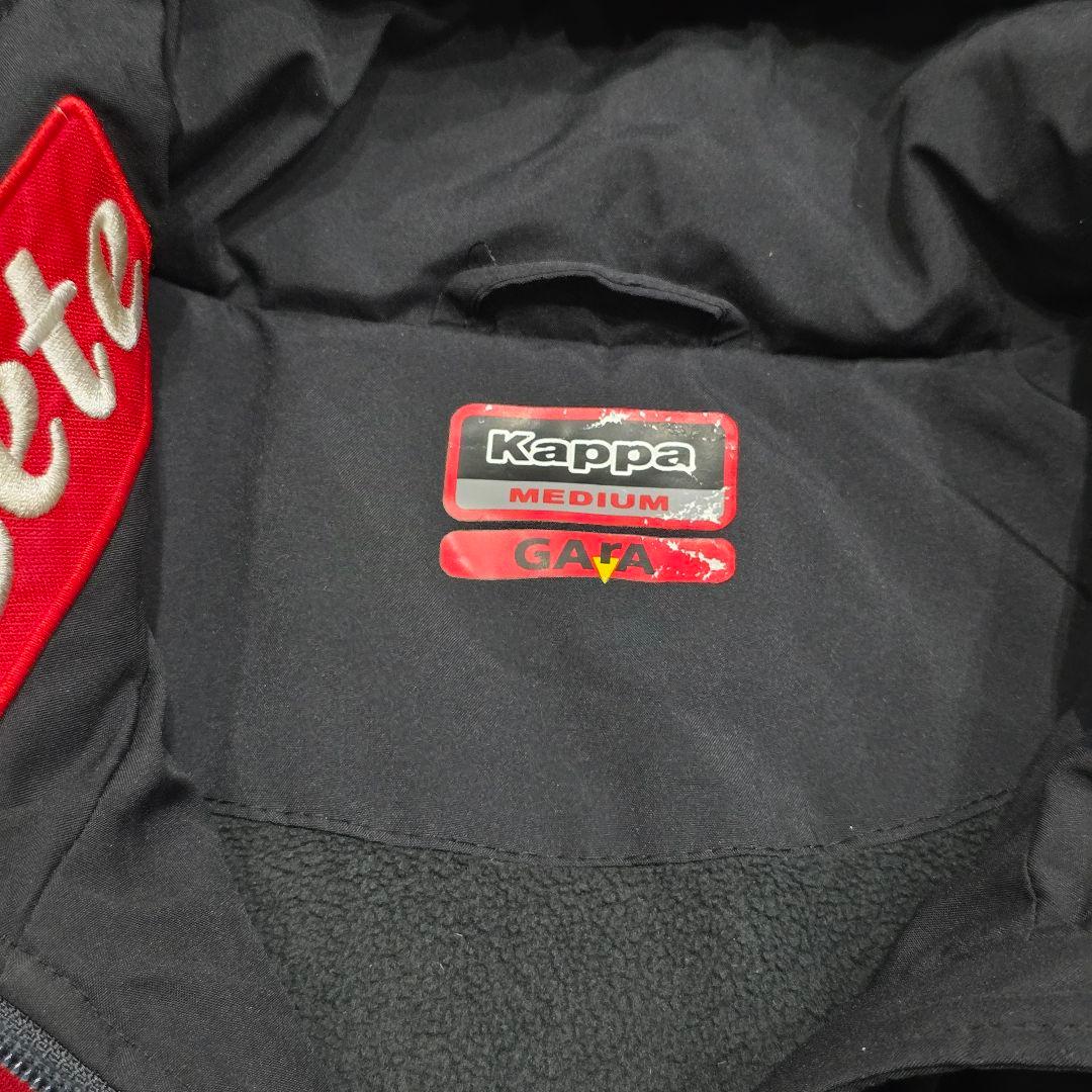 ナポリ 中綿ジャケット M Kappa カッパ ブラック セリエA サッカー