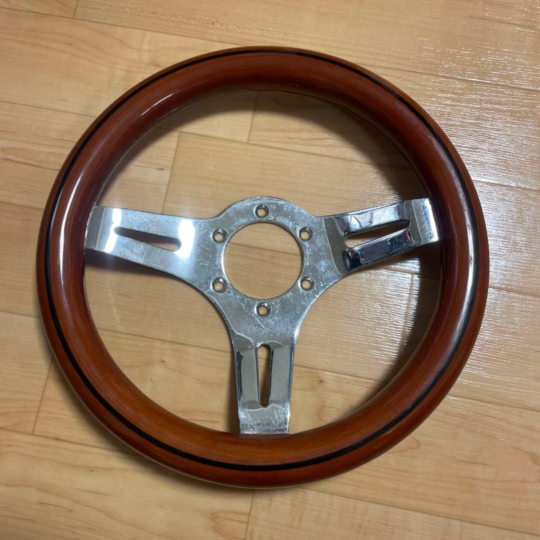 小径ステアリング 当時物 旧車 希少 当時物 小径 29cm ウッド