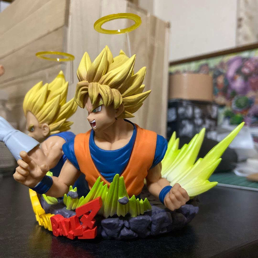 値下げ不可】 孫悟空＆ベジータ ゴジータ フィギュア - メルカリ