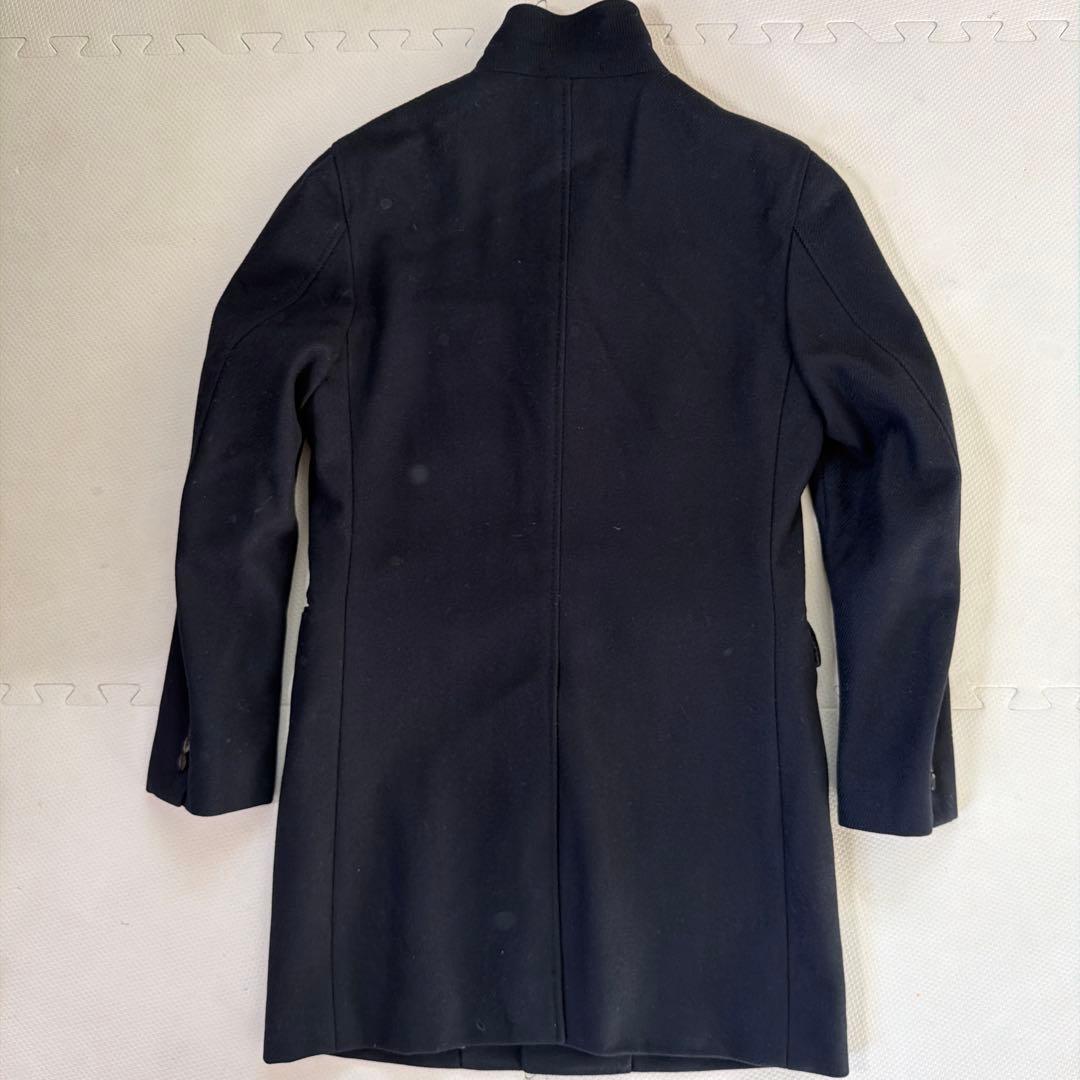 美品【サイズ44】エディフィス カシミア ネイビー起毛フランネル