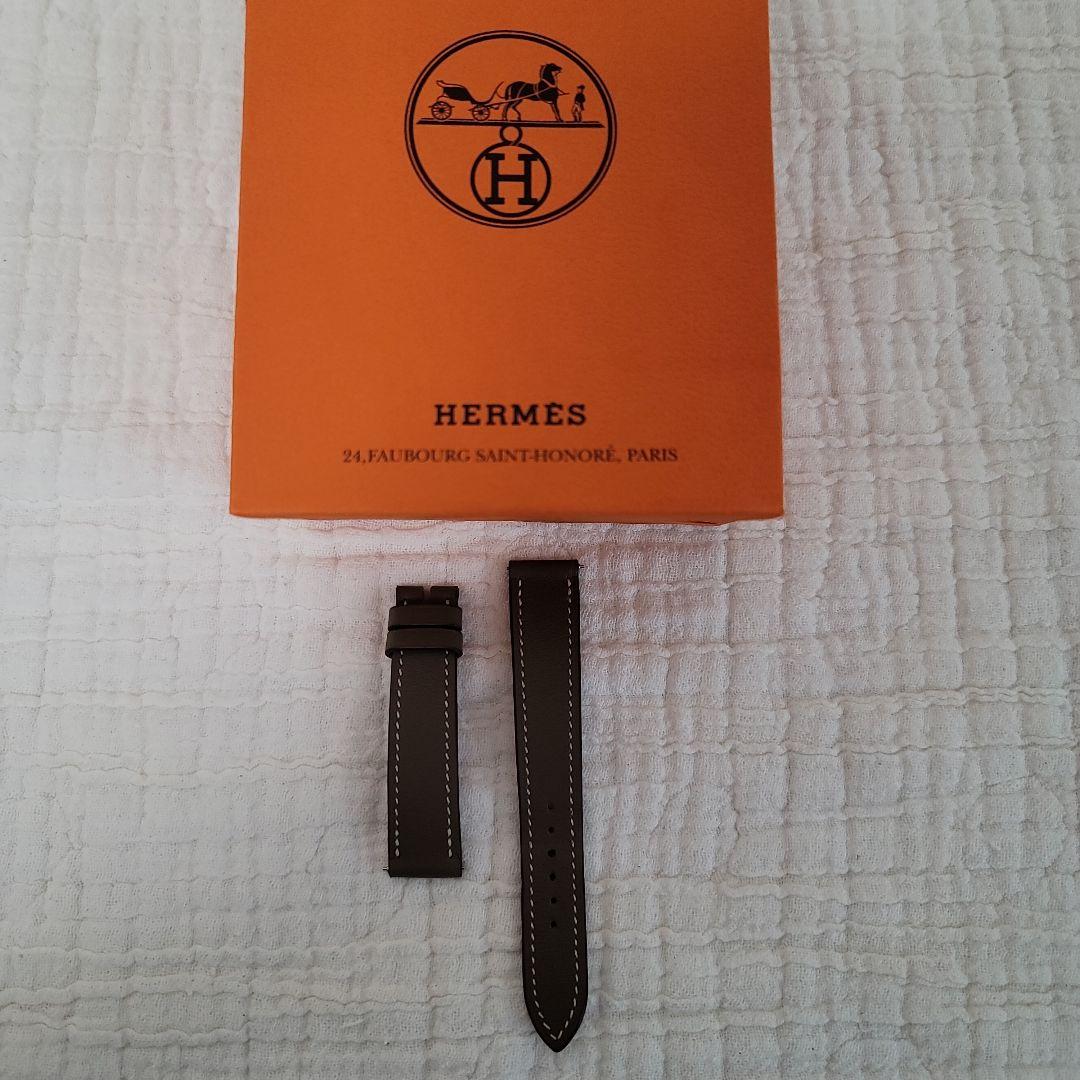 HERMES 腕時計 レザーバンドのみ エトゥープ 付け替え用 楽天市場】エルメス 替えベルト エトゥープ ヴォースイフト Y刻印 2020