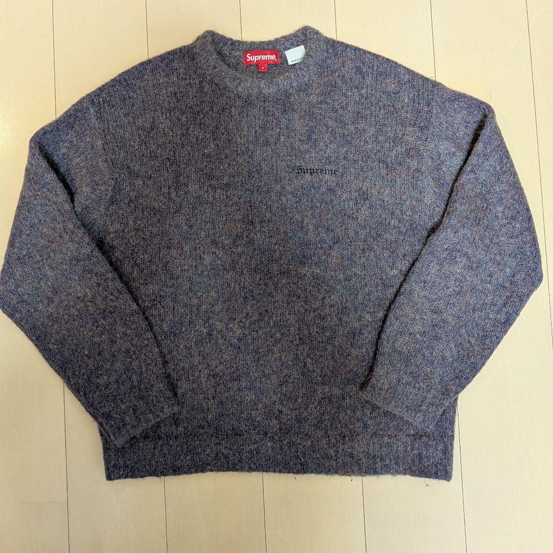 Supreme モヘア セーター \"パープル メランジュ\" Supreme Mohair Sweater Purple Melange Men's - FW22 - US