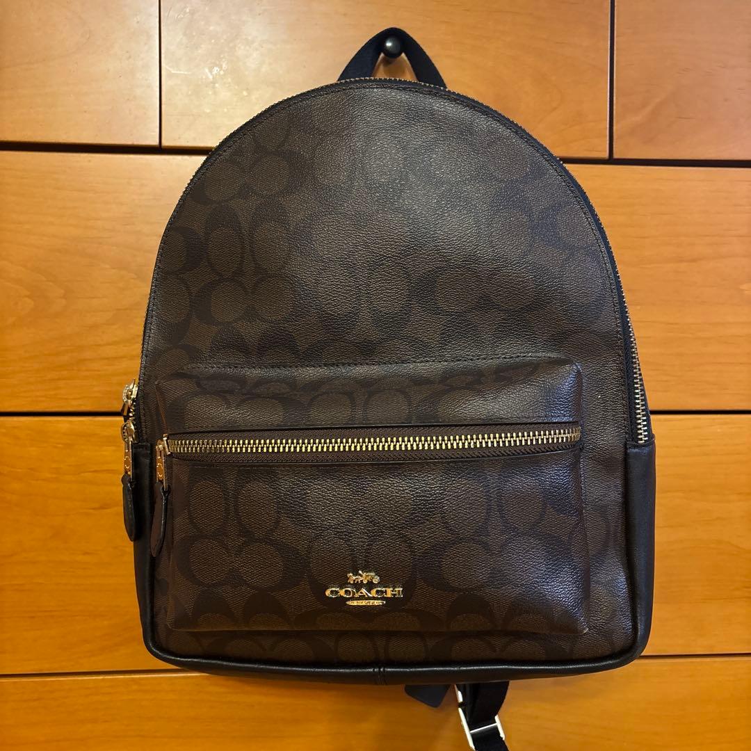 COACH ダークブラウン リュック