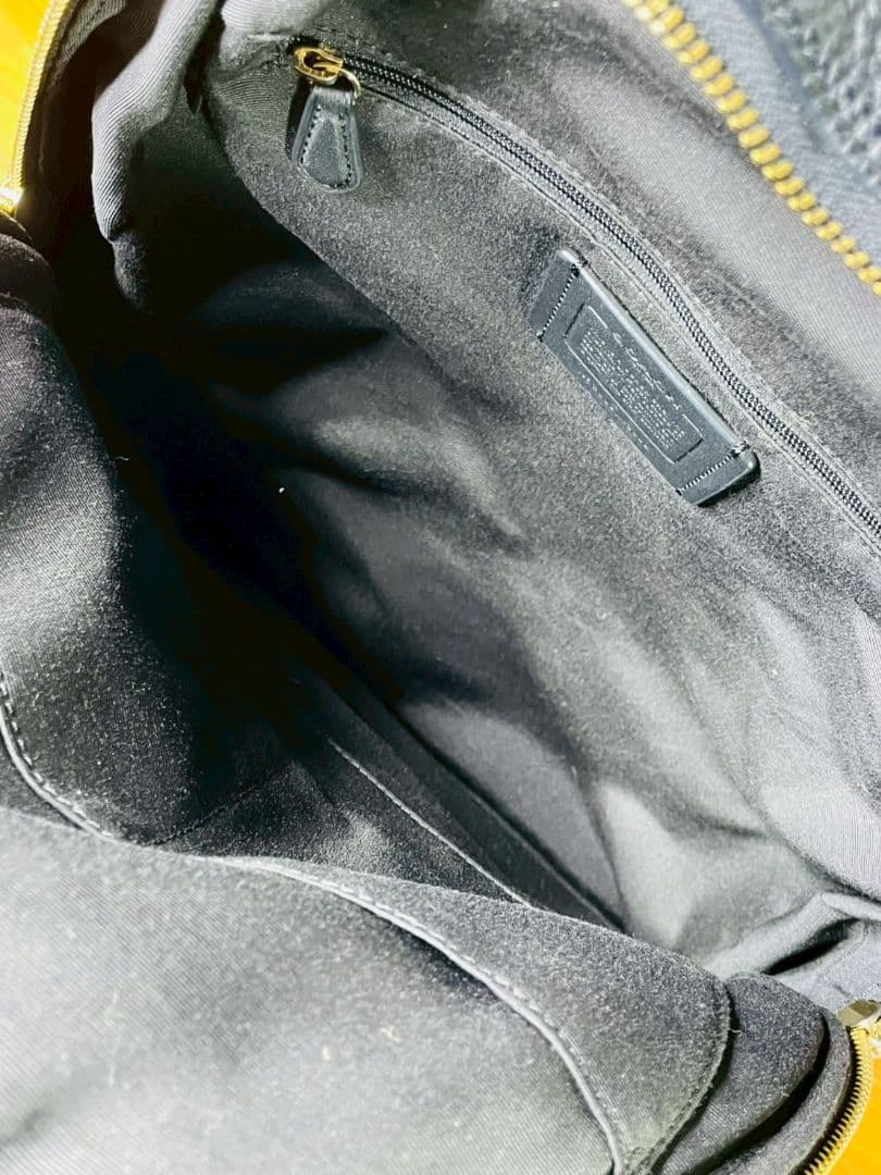 (nr/11.24/12)COACH リュック 2層 大容量 ブラック 5669