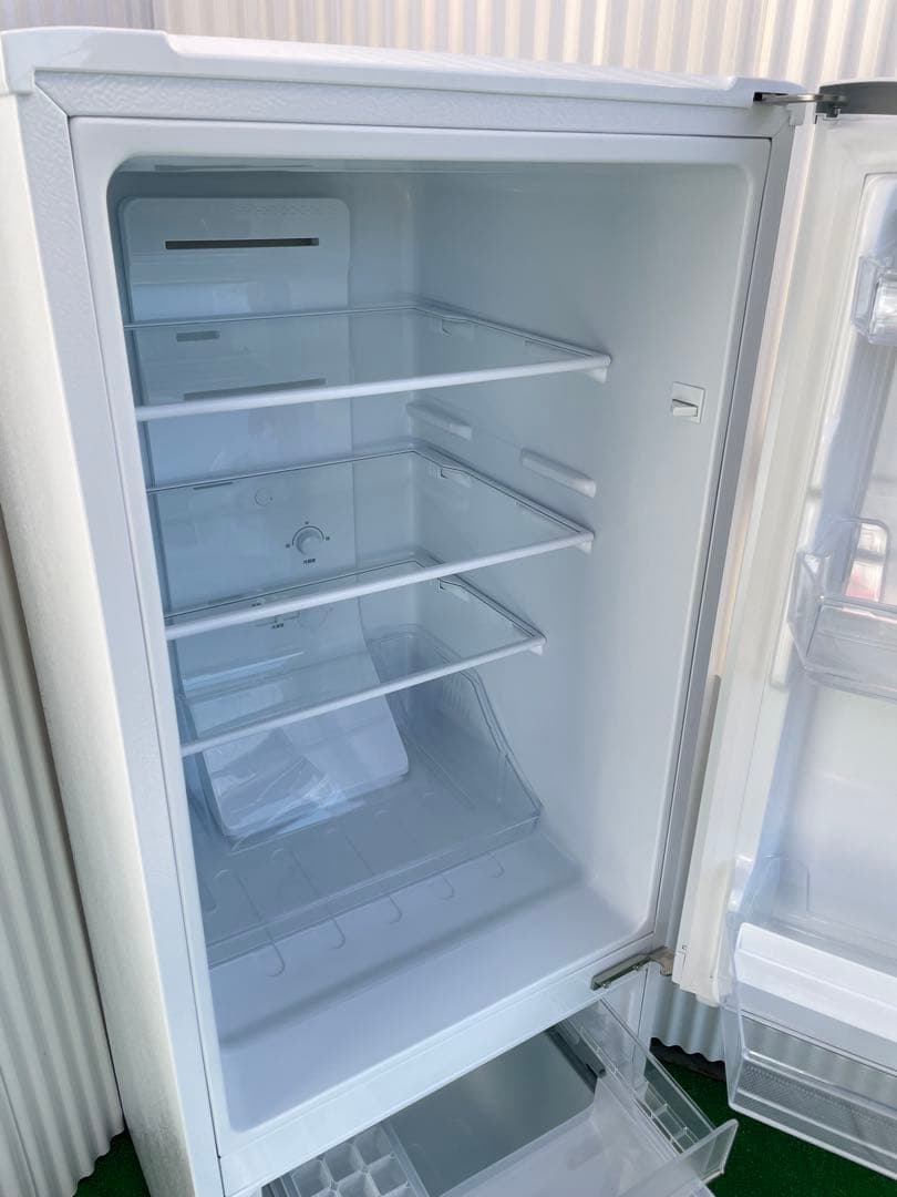 907 ヤマダセレクト おしゃれホワイト2ドア冷蔵庫 156L 一人暮らし