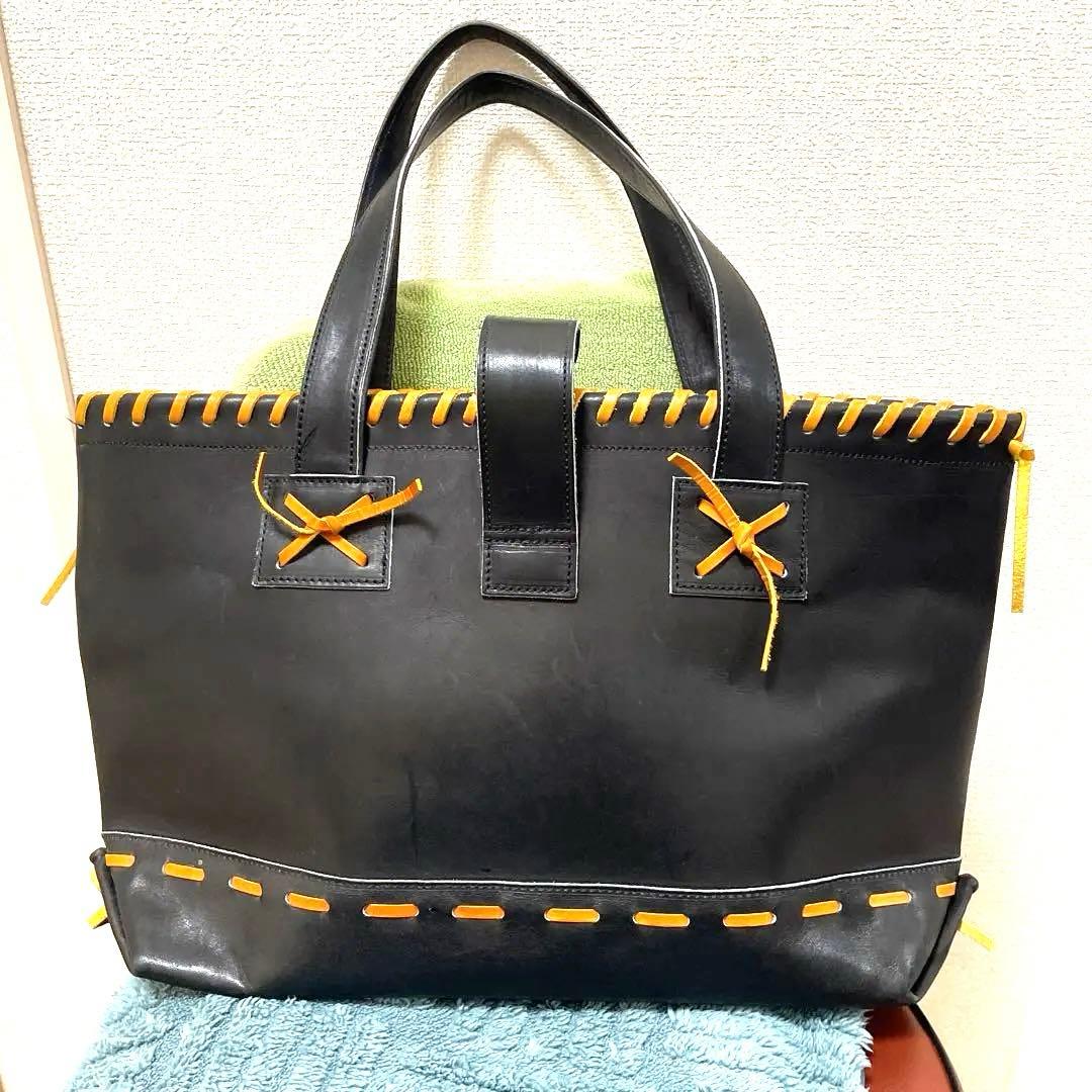 久保田スラッガートートバッググローブレザー グラブ革 ブラック