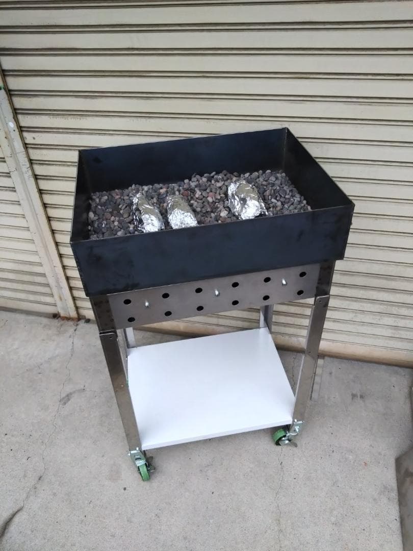 石焼き芋やけます さつまいも 独立開業 壺焼 プロパンガス 専用台付き