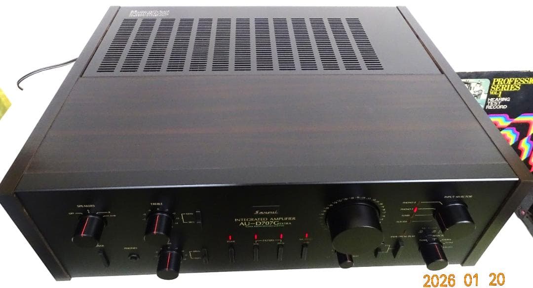 SANSUI AU-D707G EXTRA プリメインアンプ SANSUI Luxury Integrated Amplifier AU-D707G EXTRA Operation