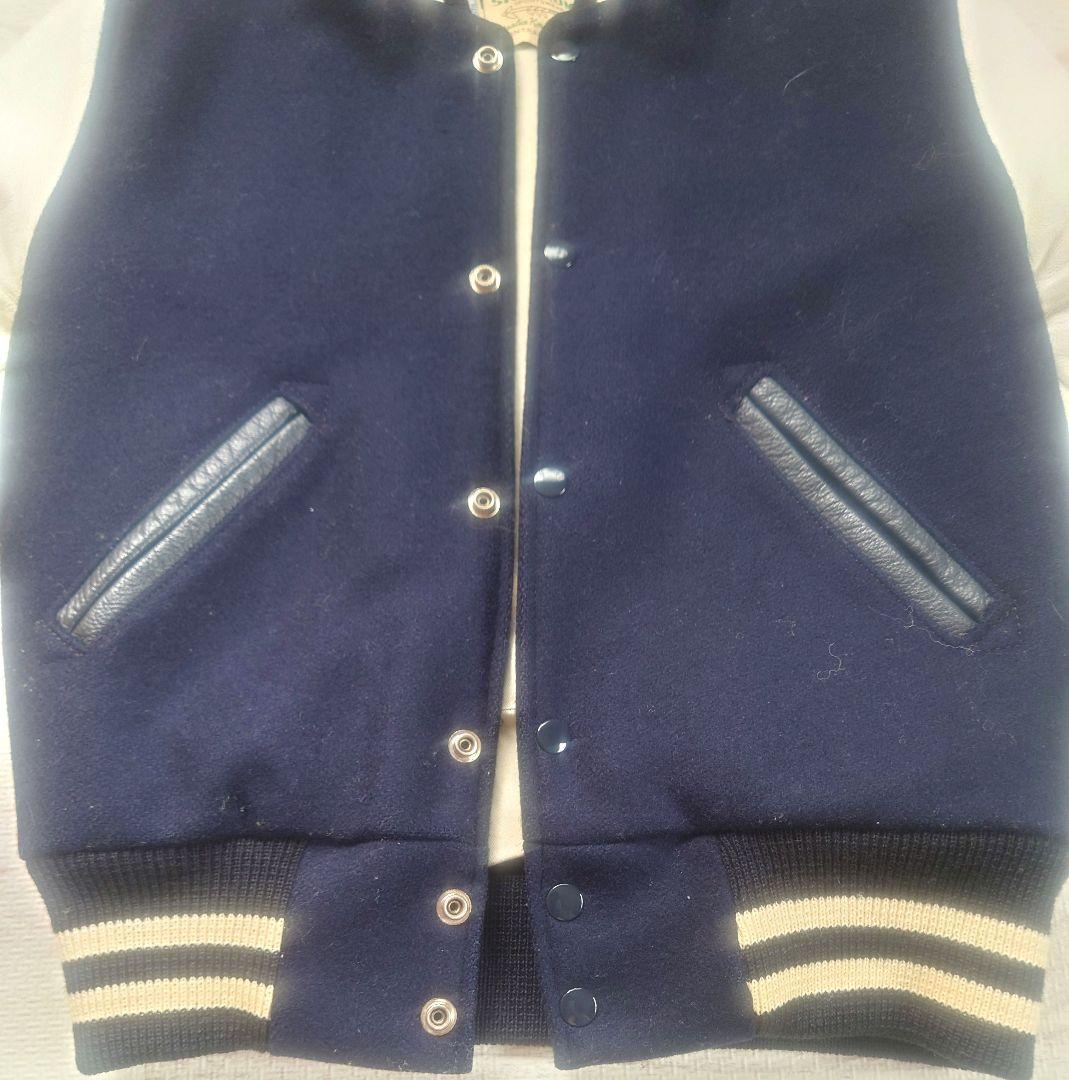 美品】SKOOKUM スクーカム ネイビー ホワイト スタジャン Sサイズ